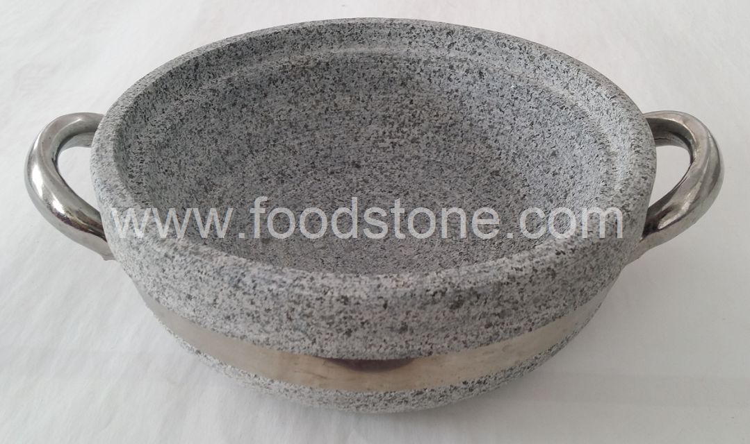 Stone Cooking Bowl With Handle
