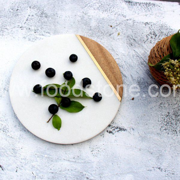 Marble and Wood Cheese Board (2)